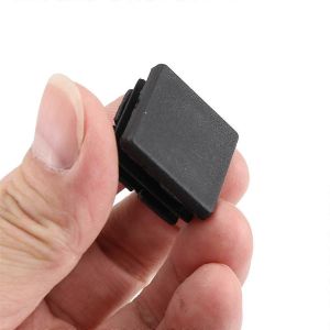 200Pcs 1 Pouce Tube Carré Capuchon D'extrémité Bouchons En Plastique Insérer Des Bouchons De Chaise - Neuf