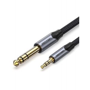 TIANYI-Câble Jack 3,5 mm vers 6,35 mm Stéréo TRS Aux - Câble de Conversion 1/4"" à 1/8"" pour PC Portable, Enceintes, Amplificateur, Basse, Table de Mixage (Prise Mâle à Mâle)-5m - Neuf