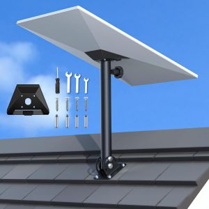 NouvelHorizonstore-Support Starlink Gen 3, support de toit Starlink Gen 3 r&iquest;&iquest;glable &iquest;&iquest; 180&iexcl;&atilde;, kit de montage Starlink compatible avec Starlink Gen 3/V3, Starlink Pole Mount avec adaptateur de tuyau Star - Neuf