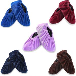 Paires De Couvre-Chaussures Antidérapants Réutilisables, Couvre-Chaussures Épaissis Souples Et Lavables De Qualité Supérieure Pour La Maison, Le Bureau, Le Laboratoire - Neuf