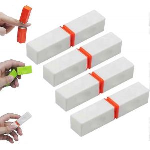 Lot de 4 briques magnétiques, blocs de construction anti-stress, mini-blocs cadeaux - Neuf
