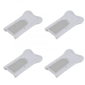 Serrure De Porte Coulissante Serrure De Fenêtre De Sécurité Pour Bébé Serrure D'armoire Serrure De Fenêtre Pour Enfant Pas De Perçage 4pcs - Neuf