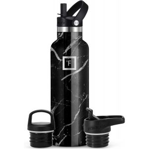Cantine D'hydratation Pour Camping Et Randonnée ¿ 7,9 L/950 Ml Avec 3 Couvercles ¿ Bouteille D'eau Isotherme Avec Paille ¿ Double Paroi En Acier Inoxydable ¿ Anti-Fuite, Sans Bpa ¿ Gourde Pour Voyage - Neuf