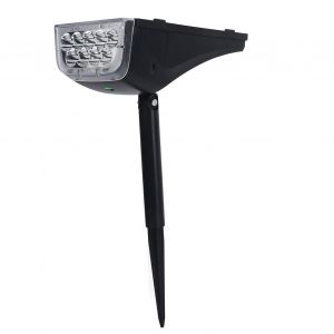 Lampes Solaires De Sol Ip65 Etanches, 3 Modes D'eclairage Rotatifs, Spot Solaire De Paysage Pour Jardin Exterieur, Cour, Pelouse - Neuf