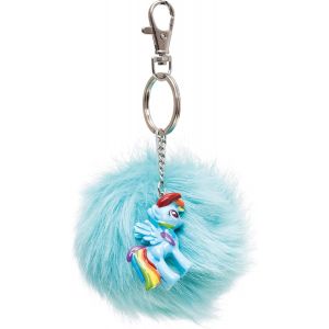 Kal-95984 Porte-Clés Mon Petit Poney Avec Pochette Et Figurine 3d Rainbow Dash 7 Cm - Neuf