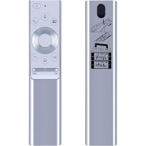 Voice BN59-01300F BN59-01300J BN59-01300G T&eacute;l&eacute;commande de Rechange Compatible avec Samsung 4K QLED UHD TV Compatible avec GQ55Q8CN GQ55Q8DN GQ55Q9FN GQ65Q8DN GQ65Q8FN GQ65Q8FNGGT - Neuf