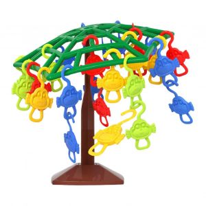 Jeu d'&eacute;quilibre pour tout-petits, jeu d'&eacute;quilibre pour singe, mat&eacute;riaux adapt&eacute;s aux enfants, 18 x 18 x 15,5 cm - Neuf