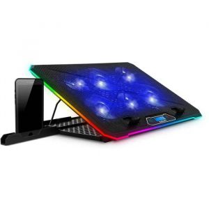 EVOLVEO Ania 9 RGB, support r&eacute;glable pour ordinateur portable - Neuf
