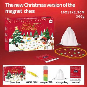 Nouveau Jeu D'&eacute;checs Magn&eacute;tique, Jeu D'&eacute;checs Magn&eacute;tique Utilisant Une Corde Et 20 Pierres Color&eacute;es, Jeu De Strat&eacute;gie Avec Des Pierres - Neuf