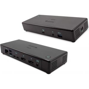 ChenQuanSarl-Thunderbolt 3/Usb-C Station D'Accueil 2X 4K/1X 8K 1X Thunderbolt 3 2X Usb-C 2X Displayport 1X Glan 2X Usb 3.0 1X Usb 3.0 Charge Rapide 1X L'Audio/Mic Power Delivery 85W Pour Macos Window - Neuf
