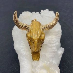 Pendentif En Corne De Tête De Taureau, Vintage, Tête De Vache, Breloques En Résine, Bijoux À La Mode, Bricolage Pour Femmes Et Hommes, Accessoires De Collier--N - Neuf