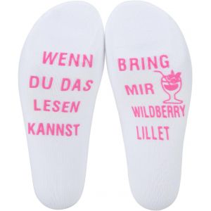 Jgd-Wildberry Aperitif Chaussettes Cadeau &iquest; Chaussettes De R&eacute;compense &laquo; Bring Me Wildberry Lillet &raquo; Pour Se D&eacute;tendre, Chaussettes Avec Inscription, Cadeau D'anniversaire, Cadeau De F&ecirc;te Des M&egrave;res - Neuf