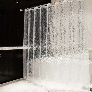 Ventes promotionnelles Rideau de douche anti-moisissure Rideau antibactérien imperméable pour douche et bain,y compris les anneaux de rideau de douche Super - Neuf