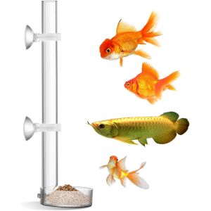 Durable Acrylique Clair De Poisson Chargeur Pour Aquarium De Crevettes Tube Assemblé Plateau Pour Aquarium (25cm) - Neuf