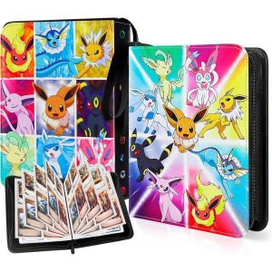 Mdy-Classeur Carte, 50 Pages Album Carte A Collectionner,Peut Contenir 400 Cartes,Portable Livre Carte,Étanche Classeur Carte Magic,Range Carte Collectionner Pour Enfants - Neuf