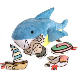 Jouet Interactif En Peluche Pour Chien En Forme De Requin À Cache-Cache - Puzzle Couineur Et Froissé Durable Avec 4 Adorables Jouets En Peluche Pour Un Plaisir Sans Fin - Neuf