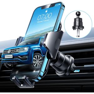 Support Telephone Voitures Mise &agrave; Niveau Protection 100% Silicone Rotative &agrave; 360&deg; pour Alle T&eacute;l&eacute;phones Portables et Voitures iPhone 14 13 Samsung Huawei etc - Neuf