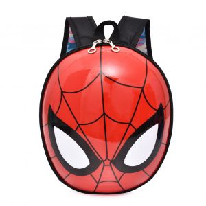 Sac a dos rigide pour enfants, motif dessin anime, cartable de maternelle, epais, larges bretelles, mignon, Spider-Man, noir - Neuf