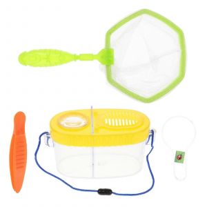 D&eacute;couvrez le kit de capture d'insectes, 1 ensemble de jouets pour enfants et tout-petits, couleurs assorties, exploration en plein air, observation des insectes - Neuf