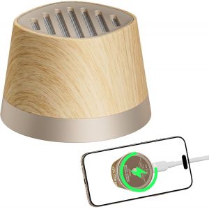 Mini Enceinte Bluetooth Avec Magn&eacute;tique Chargeur Induction Pour Iphone 16/15/14/13/12 S&eacute;rie, Enceinte Bluetooth Portable Avec Chargeur Sans Fil Support De T&eacute;l&eacute;phone, Tws, 7 Heures D'Autonomie - Neuf