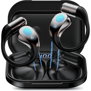 JEXNOVASHOP-couteur Traducteur Instantan&eacute; AI Vocal: Oreillette Traduction Instantan&eacute;e 164 langues Bluetooth 6.0 - Appareil 3 en 1 avec 40H autonomie - Casque sans fil avec 7 modes pour voyage affaire - Neuf