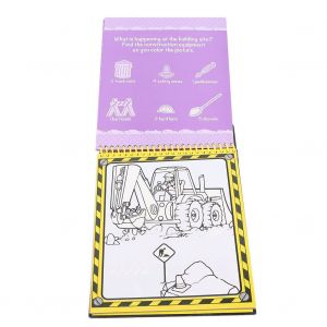 Livre De Coloriage Magique A L'eau Avec Stylo Pour Enfants, Jouet Educatif De Peinture A Faire Soi-Meme (Voiture) - Neuf
