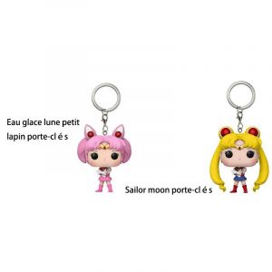 Porte-Clés Sailor Moon, Pendentif Lapin, Eau Et Glace, Mois - Neuf