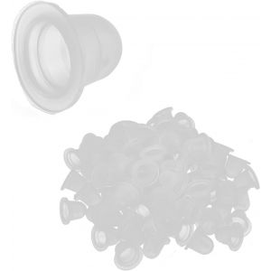 Tasses D'encre De Tatouage,Tasses De Pigment De Maquillage De Tatouage,Fournitures De Tasse De Pigment De Microblading En Silicone 100 Pi&egrave;ces/Ensemble Pour Le Maquillage De Tatouage(S) - Neuf