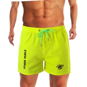 Bermuda Short De Plage Pour Hommes,Doublure En Maille,Pantalon De Bain,Séchage Rapide,Surf,Short De Plage,Fitness,Muscle,Pantalon De Sport Aquatique,Été-Xl-R - Neuf