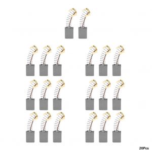Lot de 20 balais de charbon de rechange pour moteur electrique 038 (7 x 13 x 18 mm) - Neuf