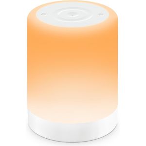 Lampe De Chevet, Veilleuse Led Avec 256 Couleur Rvb, Lampe Ambiance Sans Fil Avec Minuteur, Veilleuse Allaitement Nuit Tactile, 3000mah Rechargeable Usb Pour Chambre Enfant, Salon, Camping - Neuf