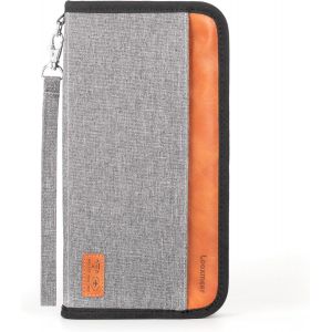 TRAHOO-Portefeuilles Passeport, Porte-Passeport Porte-Organiseur de Voyage Portefeuille de Documents Portable avec Blocage RFID, Cartes de Cr&eacute;dit, Cartes d'Identit&eacute;, Billets d'avion pour Femme Homme - Neuf