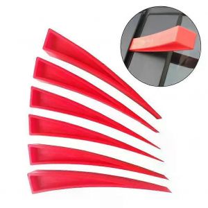 Outil de réparation de bosselage de voiture Porte d'agrandissement automatique universel Panneau de coin de fenêtre Sans peinture Outils de réparation de débosselage Rouge - Neuf