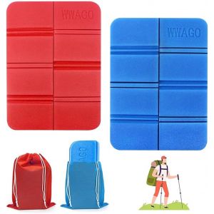 Coussin De Si&egrave;ge Pliable En Mousse, Lot De 2 Coussins De Si&egrave;ge Pliables Imperm&eacute;ables Pour L'ext&eacute;rieur/Le Camping/Le Camping, Id&eacute;al Pour Les Voyages, La Randonn&eacute;e, Le Jardin, Les Stades Et Les Pique- - Neuf