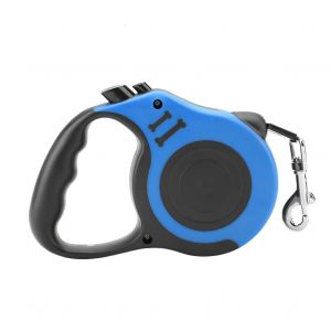 Hjlian Laisse Retractable A Enroulement Automatique Pour Chien (Bleu) - Neuf
