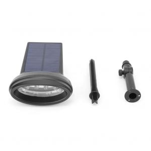 Hjlian Spot Solaire D'exterieur A 4 Led, Applique Murale Etanche Encastree Pour Jardin Et Allee - Neuf