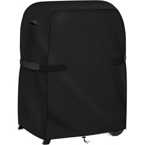Housse Barbecue Exterieur Imperm&eacute;able, Tissu Oxford 420D, Coupe-Vent, Anti-UV Bache de Protection Barbecue BBQ Grill avec Poign&eacute;es (76x66x109cm) - Noir - Neuf
