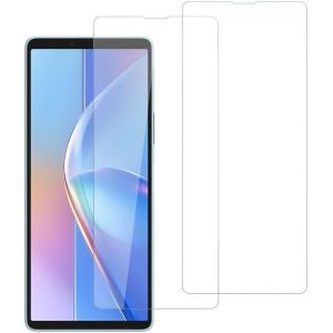 Kal-Lot De 2 Films De Protection D'écran Pour Sony Xperia 10 Vi - 0,33 Mm - Installation Facile - En Verre Blindé - Anti-Traces De Doigts - Hd 9h - Neuf