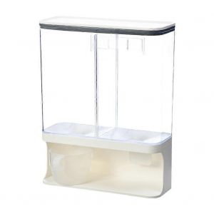 Distributeur de riz transparent Conteneurs muraux de stockage du riz - Neuf