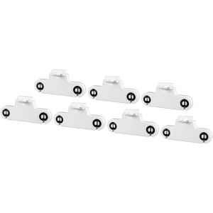 7 Pcs Fluorescent Luminaire Support,T8 Lampe Douille G13 Base Double Tête Bi-Pin Douille Luminaire Remplacement Pièces,Idéal Pour Maison,Bureau (Blanc,2a,Ac 500v) - Neuf