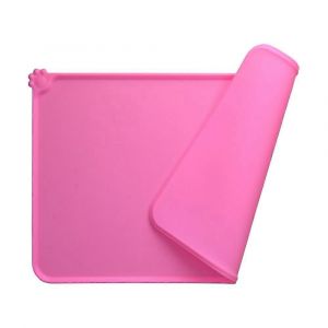 Nourriture Pour Chien De La Nourriture, De Silicium Chien Nourriture Pour Chat Crary, M. Aliments Pour Animaux De Compagnie Matu Chien De La Nourriture Pour Petits Animaux (18.5 'x11,8', Rose) - Neuf