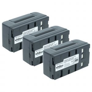 vhbw 3x Batterie compatible avec Panasonic PV-S630, PV-S53, PV-S43, PV-S63, PV-S62, PV-L857, PV-S372, PV-S332 appareil photo (4000mAh, 6V, NiMH) - Neuf