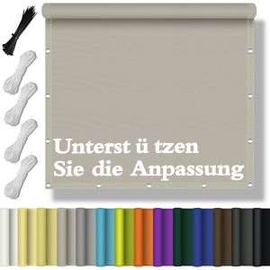 Ulteronixshop-Voile D'ombrage Imperm&eacute;able, Protection Solaire En Plusieurs Tailles Et Couleurs, Sur Mesure, Toit Pare-Soleil Avec ?illets, Protection Contre Le Vent, Protection Uv, Avec Cordes De Fix - Neuf