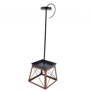 HJLIAN Lustre de ferme de style retro, stable, robuste et durable, pour cuisine, chambre, bureau, bibliotheque, 110 a 220 V, couleur rouille - Neuf