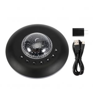 Veilleuse Pour Bebe, Projecteur D'etoiles Avec Minuterie, Musique, Sons Apaisants, Jouet Apaisant Pour Enfants - Neuf