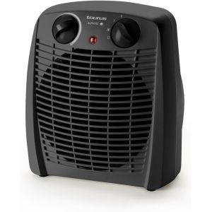 KALANKA-Taurus ¿ Radiateur soufflant New Gobi,2000W,2 niveaux de chaleur,Fonction ventilateur,Thermostat réglable,Protection thermique,Voyant lumineux,Poignée de transport,Noir - Neuf
