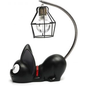 Résine créative Kiki chat animal veilleuse,ornements décoration de la maison cadeau petit chat chambre d'enfant - Neuf