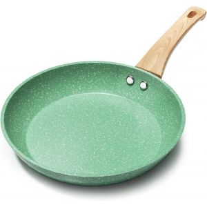 Po&ecirc;le &Agrave; Frire Granit Antiadh&eacute;sive 28 Cm, Po&ecirc;le &Agrave; Induction Avec Rev&ecirc;tement Antiadh&eacute;sif De Qualit&eacute; Professionnelle, Sans Pfoa, Adapt&eacute; Aux Fours, R&eacute;sistant Au Lave-Vaisselle, Blanc - Neuf