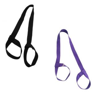 Lot De 2 Sangles Pour Tapis De Yoga, Sangle De Transport, Grandes Sangles De Yoga, Noir - Neuf