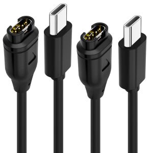 Letnerny-2 Pièces Le Chargeur Usb C Est Compatible Avec Le Chargeur De Montre Garmin,Sync Câble De Charge Garmin Fenix 7 7s 7x 6 6s 6x 5 5s 5x, Forerunner 945 245 45, Vivoactive 3 4 4s, Venu 2 2s, In - Neuf